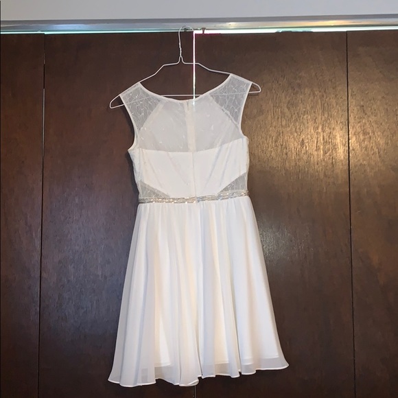 Aiden Mattox White Dress - Picture 3 of 7